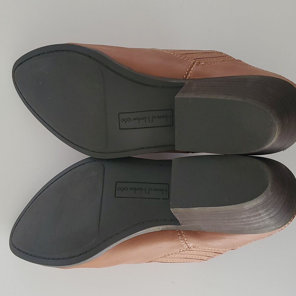 House of Harlow 1960 "Rowen" Western Slip-On Mule in Wheat-Colored Brown… - Picture 9 of 9